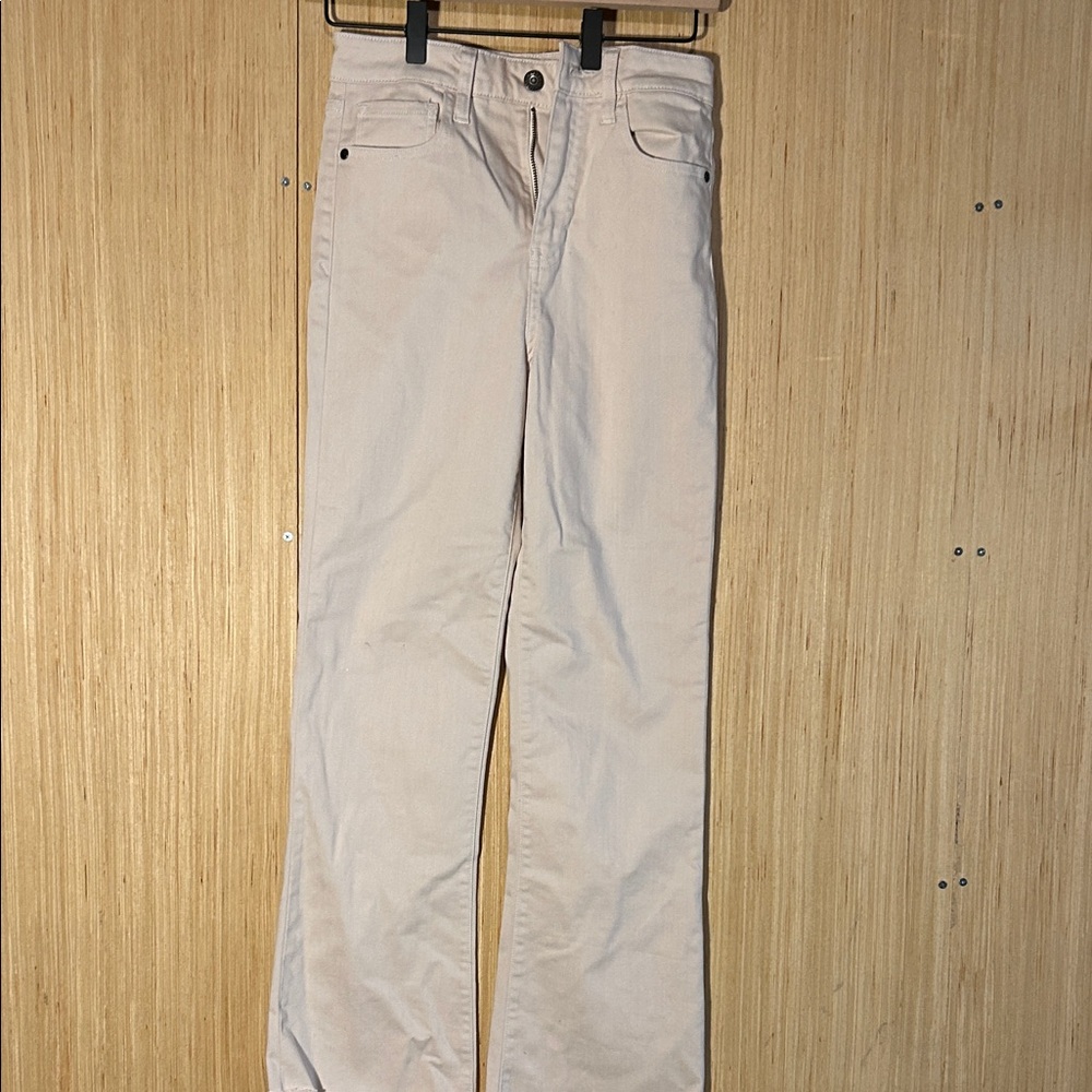Harper Women's Straight Leg Jeans in Light Cream